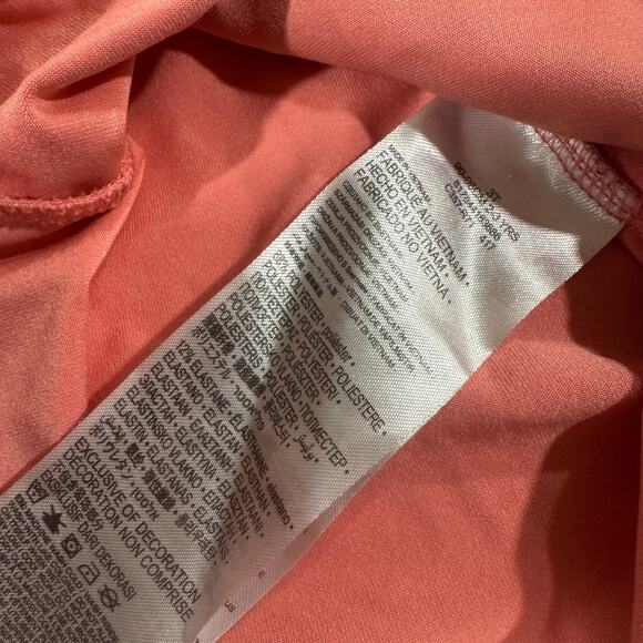 Nike Toddler Girl 3T Coral Dri-Fit Long Sleeve Shirt - Picture 4 of 5